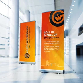 Roll Up & Pull Up Banner Stands