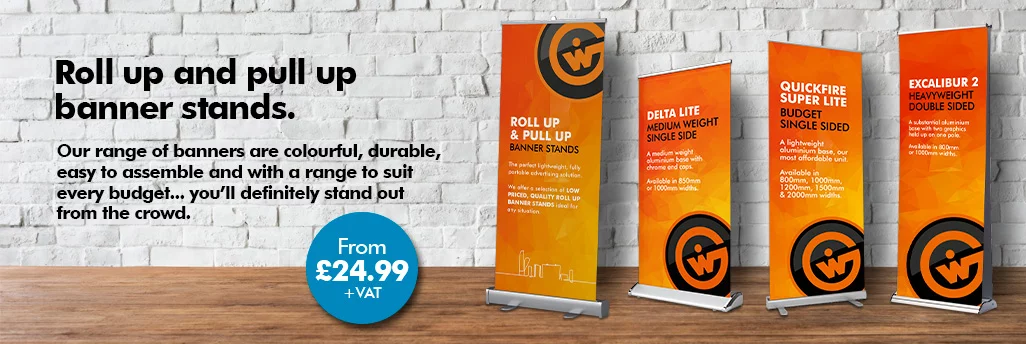 Roll Up & Pull Up Banner Stands